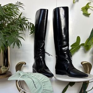 Off-White Black Over the Knee Boots